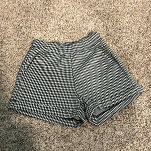 Black and white Dress Shorts